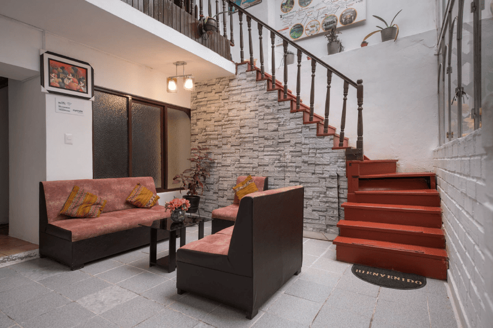 Ambiente interior del hospedaje